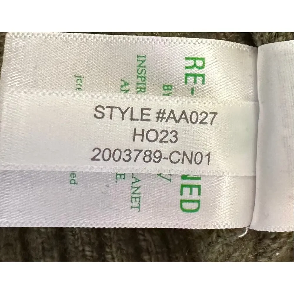 J. Crew Crewneck Sweater in Supersoft Lambswool Faded Forest Green Size M